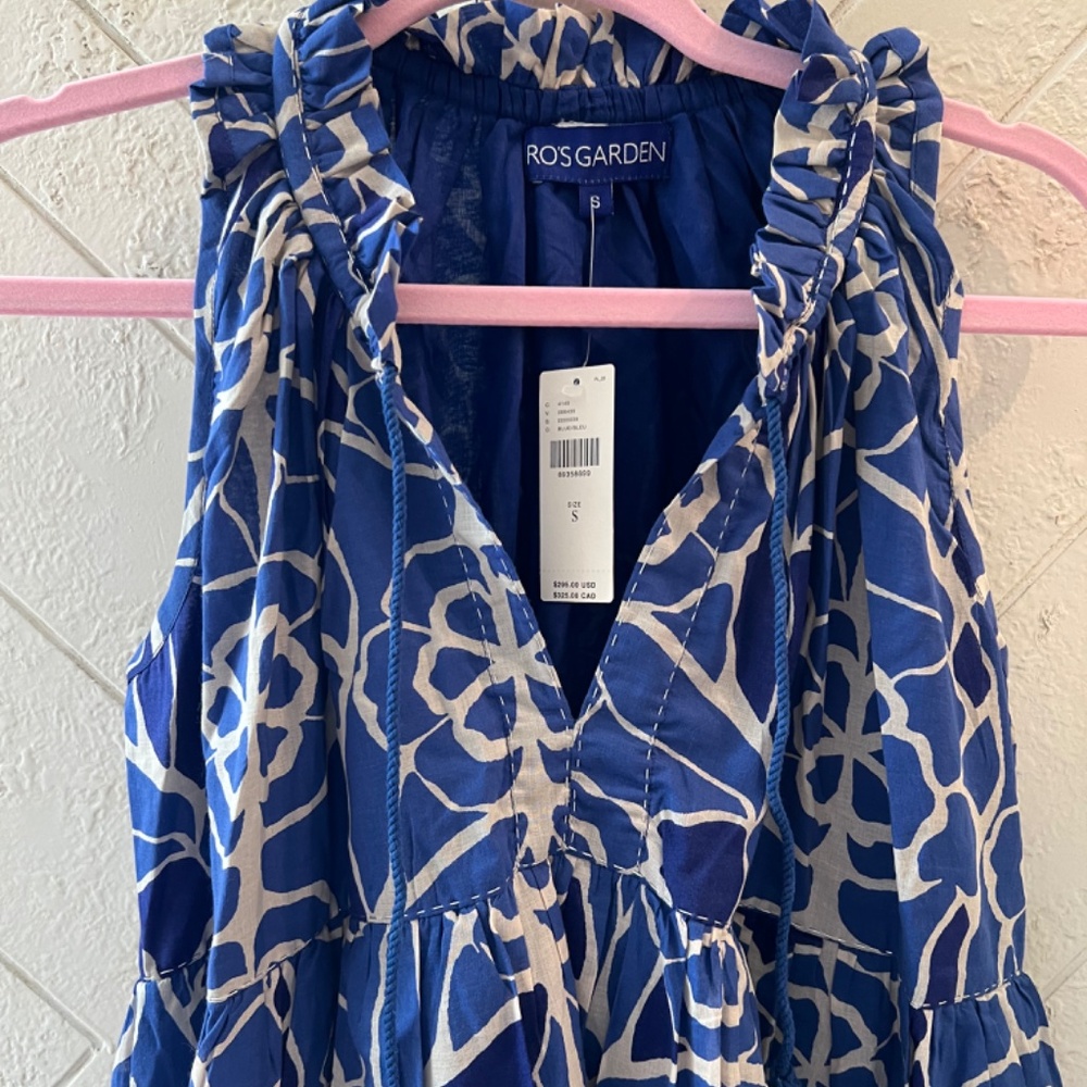 NWT ANTHROPOLOGIE Ro's Garden Sofia Tunic Dress SIZE S - Picture 3 of 3